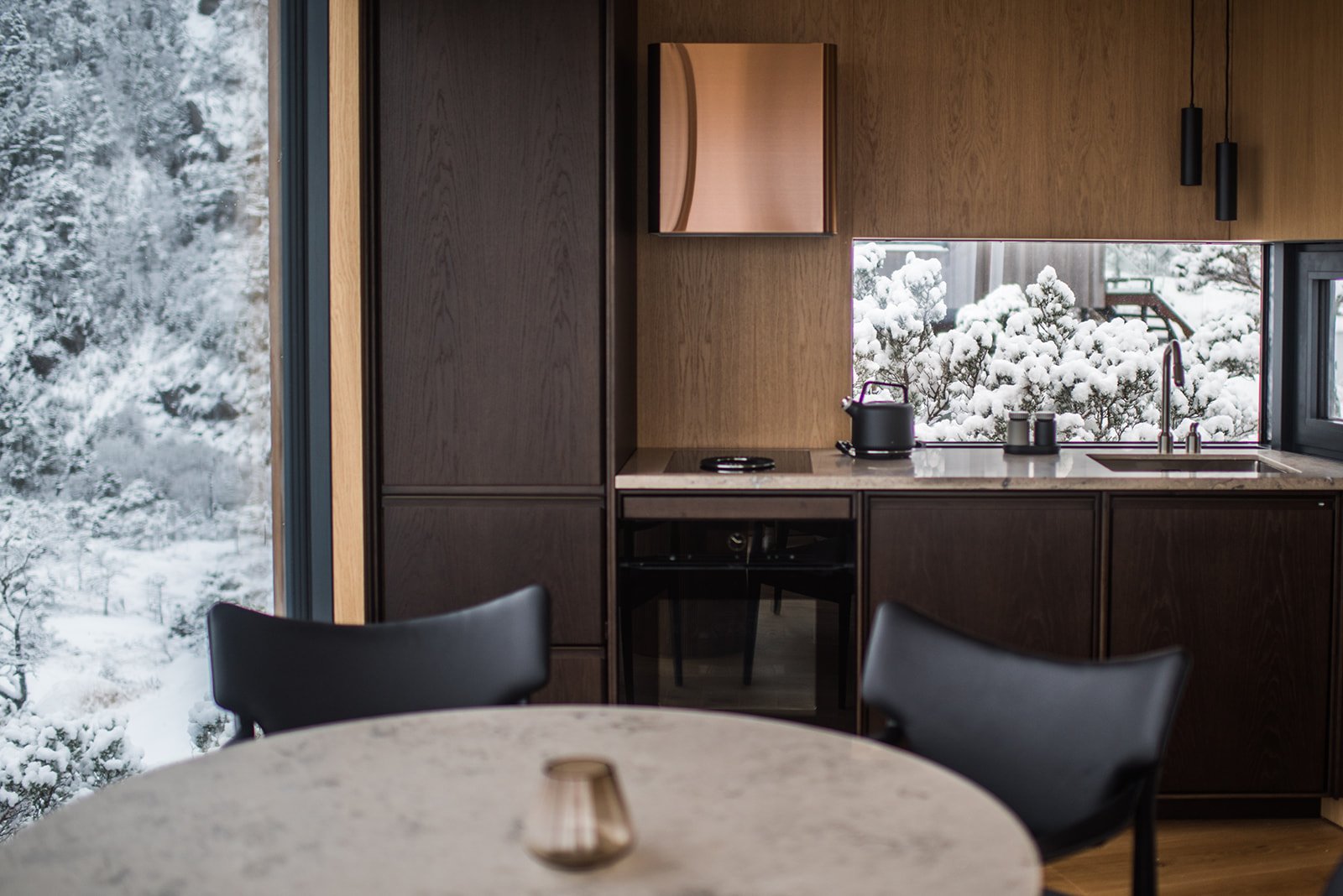 The Vipp kitchen at The Sky Lodge, The Bolder.